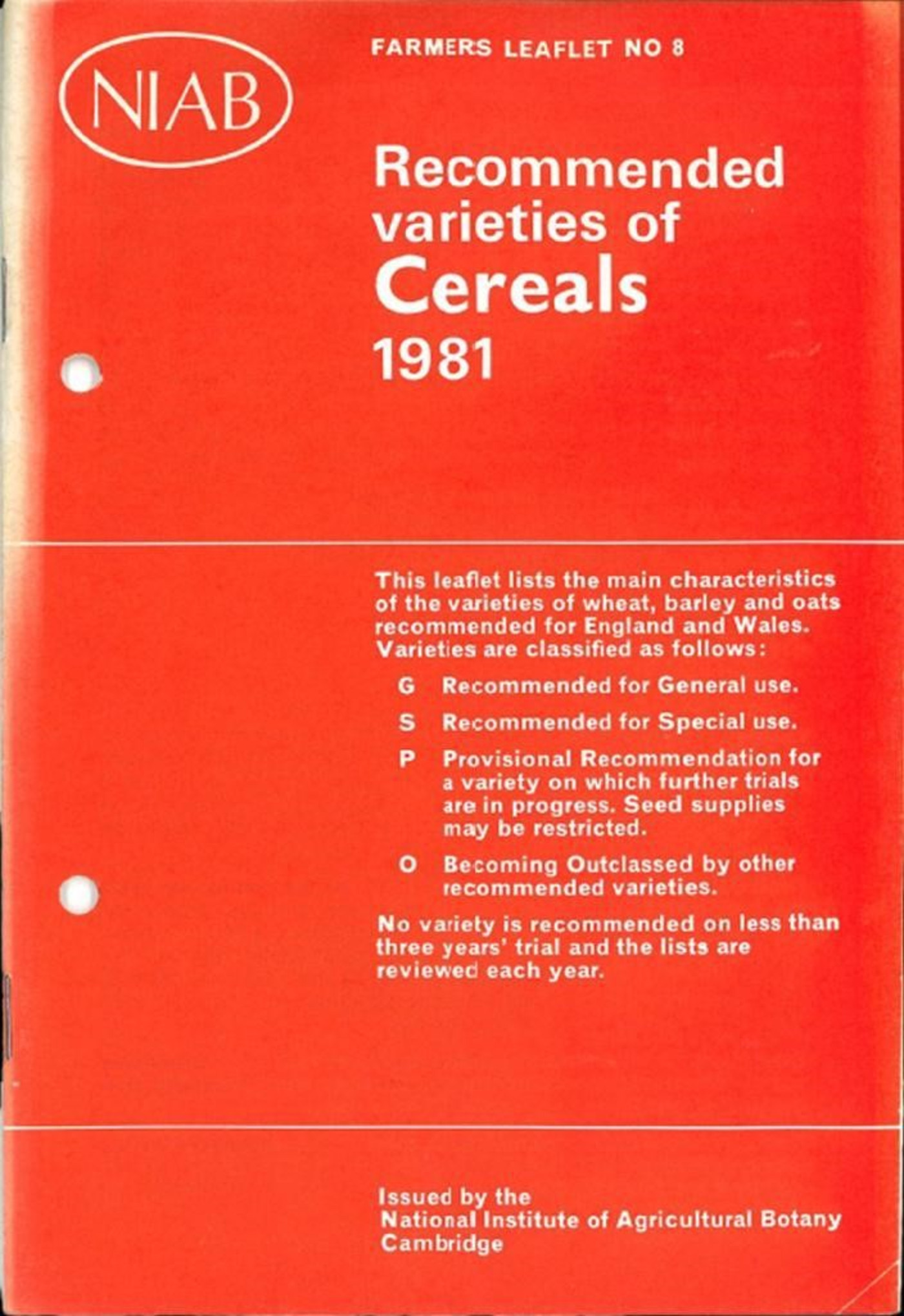 1981 RL   front cover