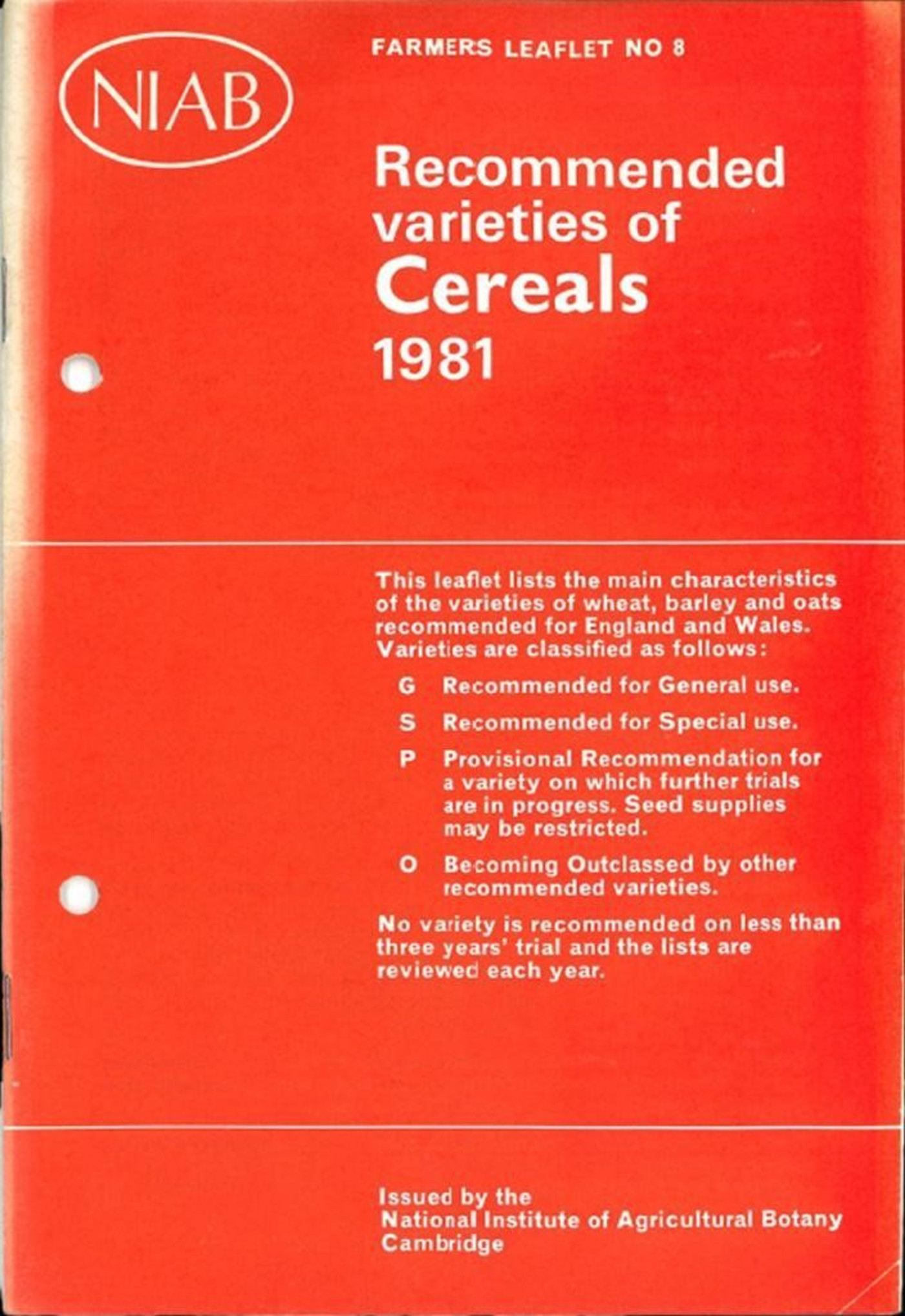 1981 RL front cover